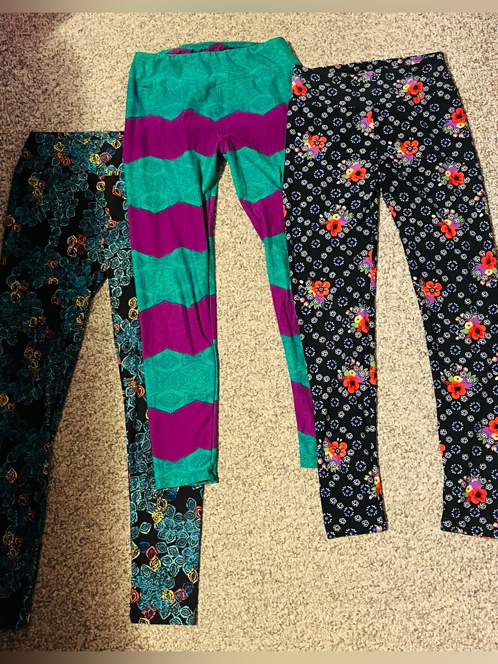 EUC LuLaRoe Leggings (3 Pairs) ~ One Size